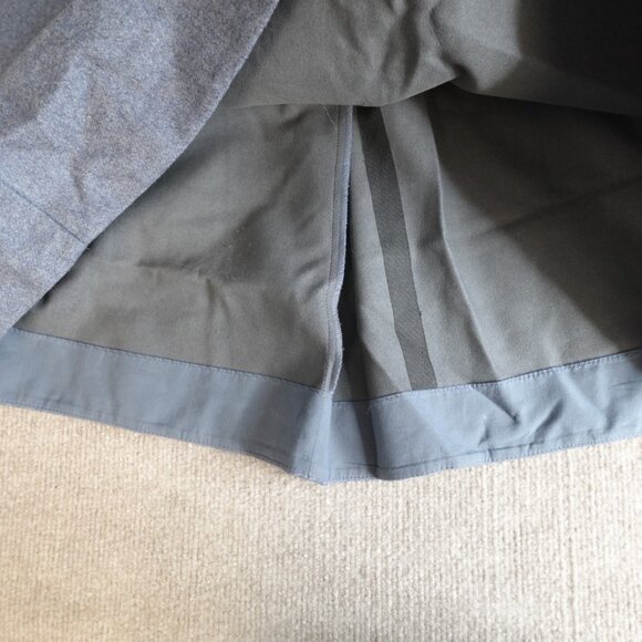 COS Womens Skirt 6 Blue Gray Solid A Line Wool Cashmere Blend - Picture 12 of 12